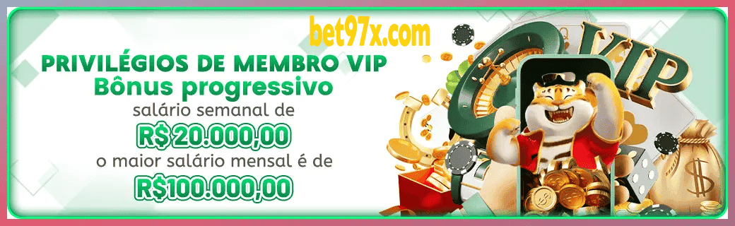 BET97X bônus — cashback 15 por cento e níveis VIP